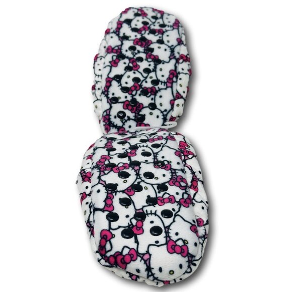 Hello Kitty Fuzzy Babba Slipper Socks Child Size Small/Medium 8-13 - Picture 3 of 4